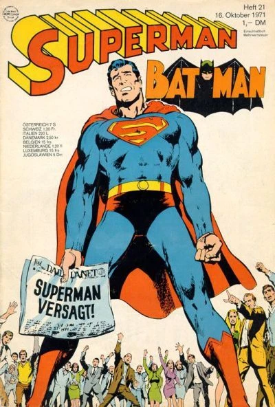 Cover of Rettet Superman!