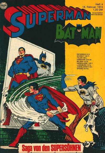 Cover of Saga von den Supersöhnen