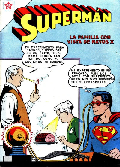 Cover of La Familia con Vista de Rayos X