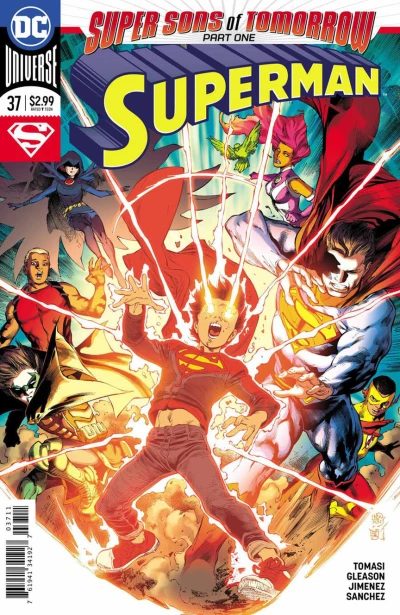 Cover of Super Sons of Tomorrow Part 1: Dark of the Son