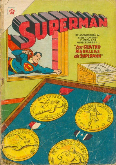 Cover of Los Quatro Medallas de Superman