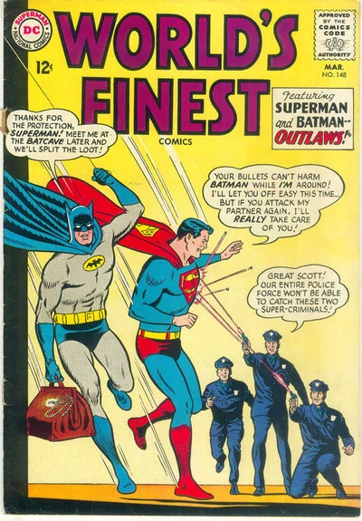 Cover of Superman and Batman-- Outlaws!