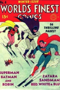 Superman, Batman and Robin, Zatara,  Sandman, Red White & Blue : Winter Issue