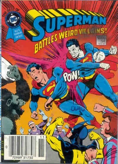 Cover of Superman Battles Weird Villains!