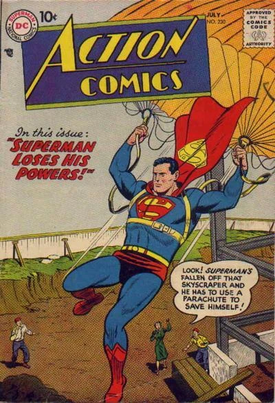 Cover of Superman Loses His Powers!