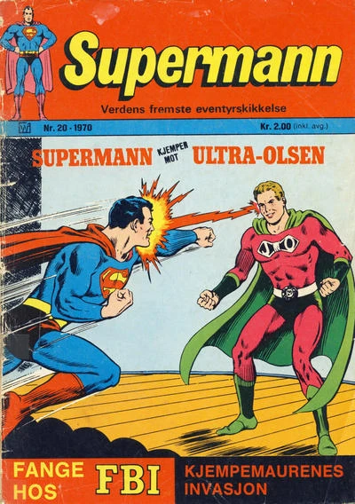 Cover of Superman Kjemper mot Ultra-Olsen