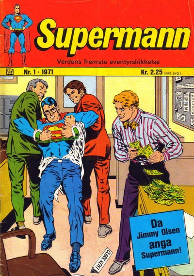 Cover of Da Jimmy Olsen anga Supermann!