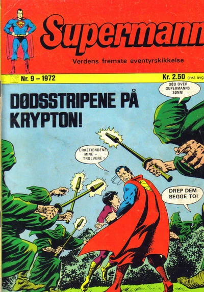 Cover of Dodsstripene pa Krypton!