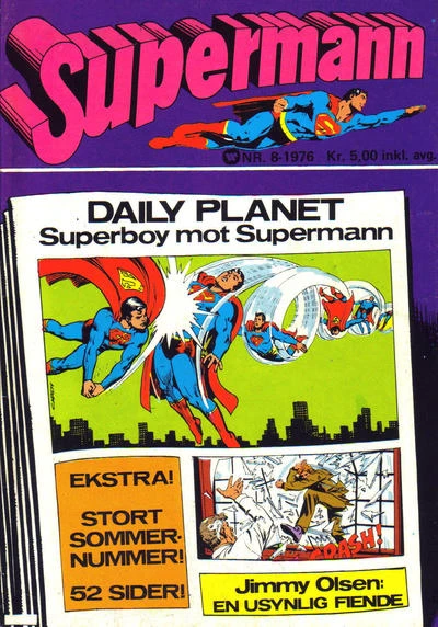 Cover of Superboy mot Supermann