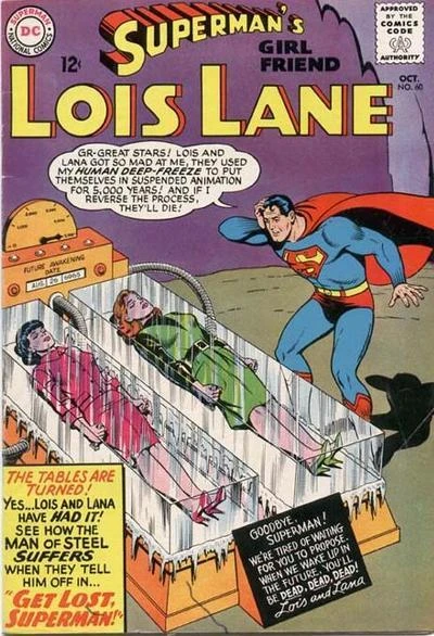 Cover of Lois Lane's Greatest Rival! / The Amazing Hydro-Girl! / Get Lost, Superman!