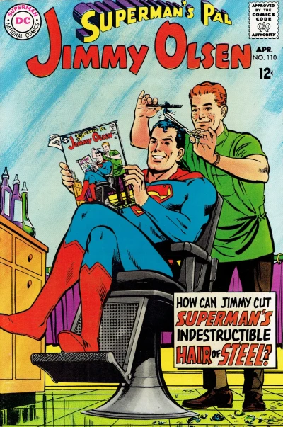 Cover of Jimmy Olsen's Blackest Deeds!; The Menace of Superman's Fan Mail!
