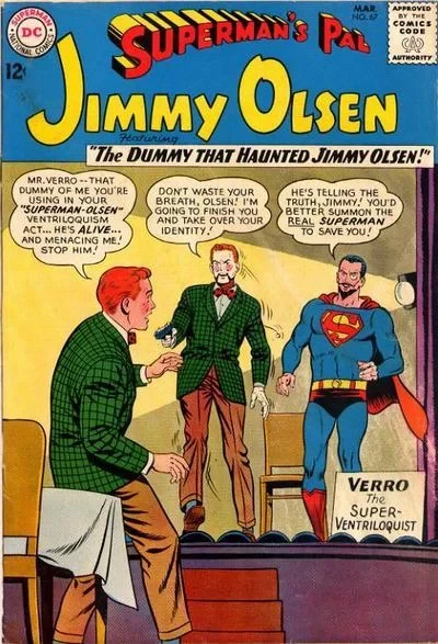 Cover of The Dummy that Haunted Jimmy Olsen!; Leslie Lowe, Girl Reporter!; Super Lucy Lane!