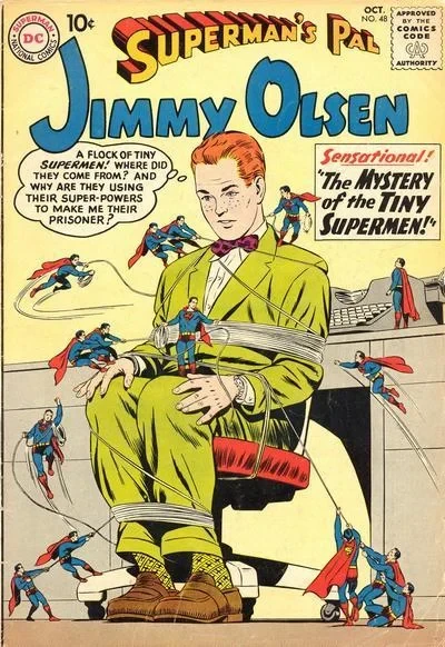 Cover of The Mystery of the Tiny Supermen!