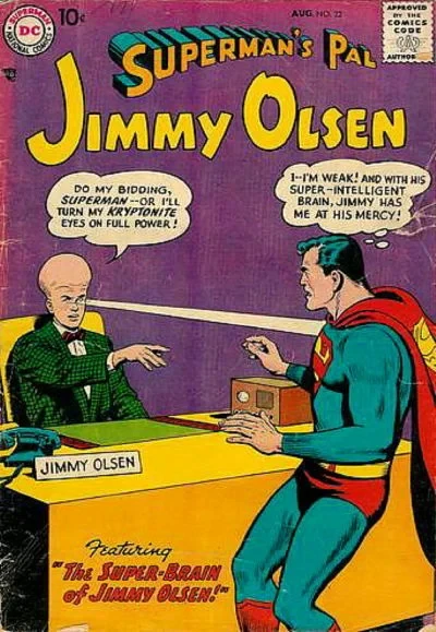 Cover of The Super-Brain of Jimmy Olsen