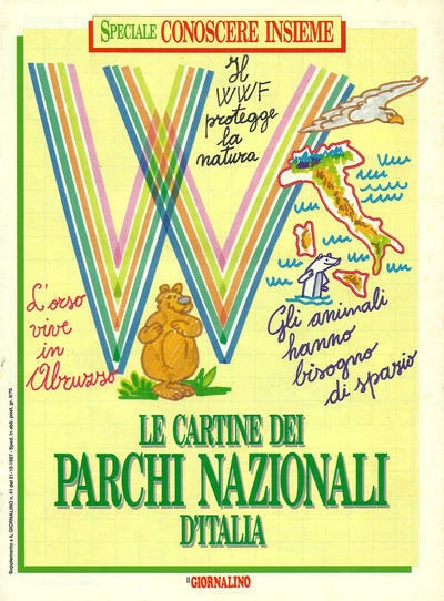 Cover of Le cartine dei Parchi Nazionali d' Italia