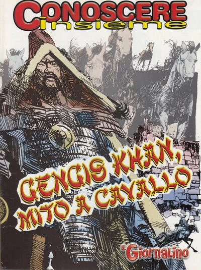 Cover of Conoscere Insieme - Gengis Khan, mito a cavallo