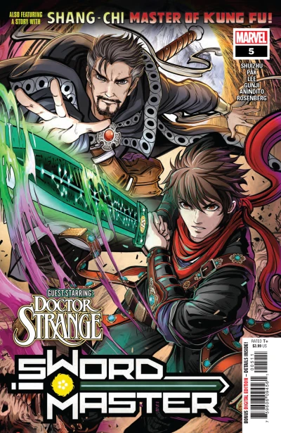 Cover of Observer In Darkness; Sword Master & Shang-Chi: Master Class Part Five