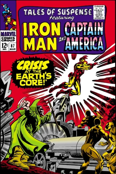 Cover of Crisis...At the Earth's Core!/ Wanted: Captain America