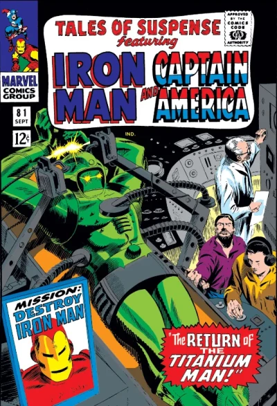 Cover of The Return Of The Titanium Man / The Red Skull Supreme