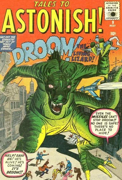 Cover of DROOM! The Living Lizard!