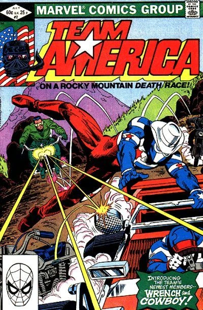 Cover of Team America on a Rocky Mountain Death Race!