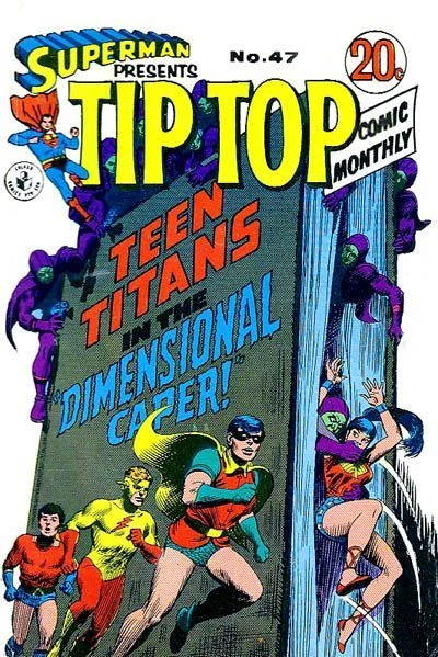 Cover of Teen Titans in the Dimensional Caper!