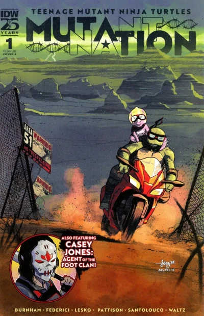 Cover of Ambush at Area 51!; Casey Jones Agent of The Foot Clan
