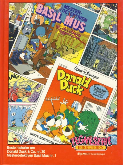 Cover of Beste historier om Donald Duck & Co #30; Mesterdetektiven Basil Mus #1