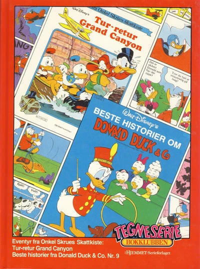 Cover of Beste historier fra Donald Duck & Co. nr. 9; Eventyr fra Onkel Skrues Skattkiste: Tur-retur Grand Canyon