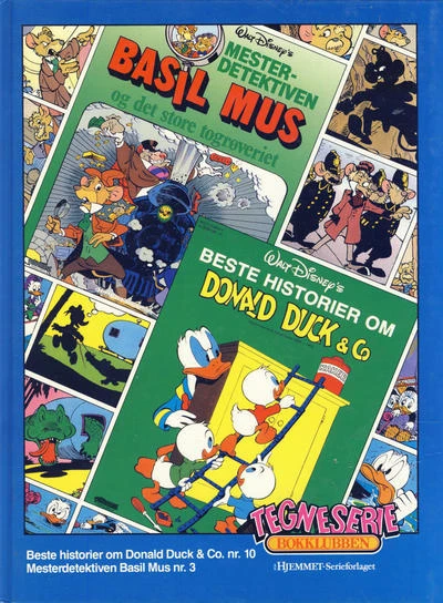 Cover of Beste historier fra Donald Duck & Co. nr. 10; Mesterdetektiven Basil Mus nr. 3