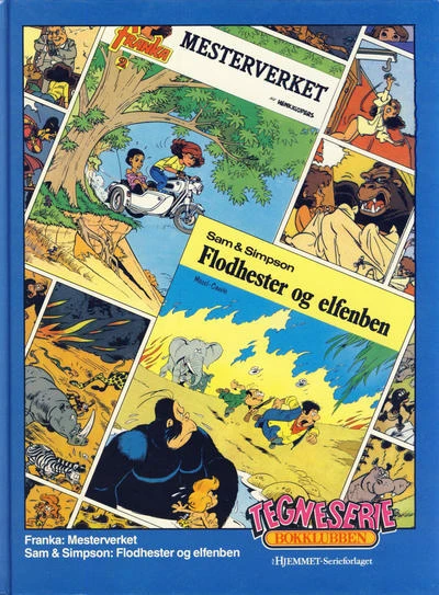 Cover of Franka: Mesterverket; Sam & Simpson: Flodhester og elfenben