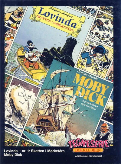 Cover of Lovinda: Skatten i Mørketårn; Moby Dick