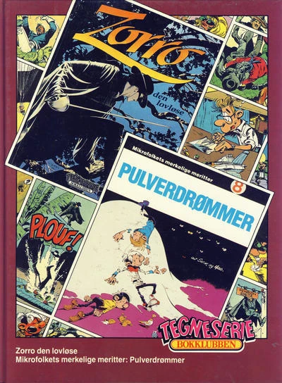 Cover of Mikrofolkets merkelige meritter: Pulverdrømmer; Zorro den lovløse