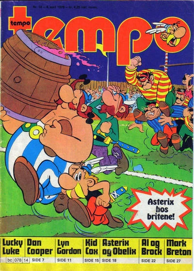 Cover of Asterix hos britene!