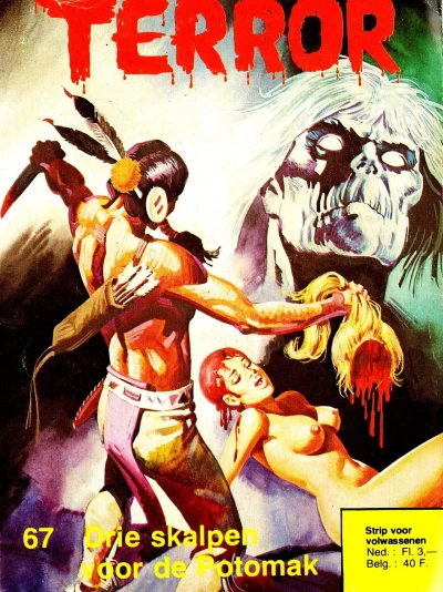 Cover of Drie Skalpen voor de Potomak