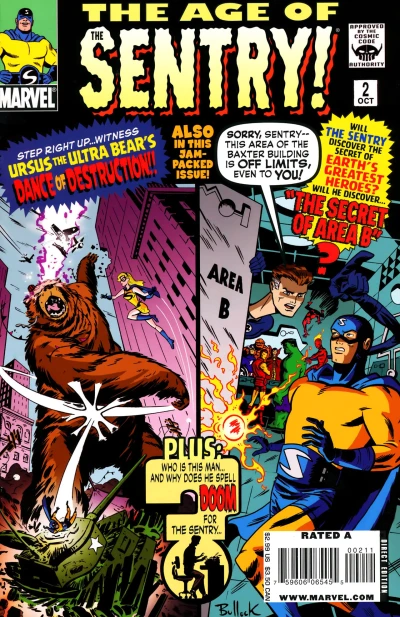 Cover of Ursus The Ultra-Bear!; The Secret Of Area B