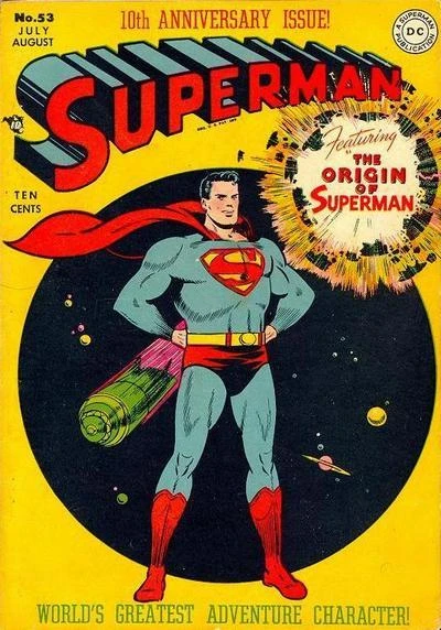 Cover of The Origin of Superman!