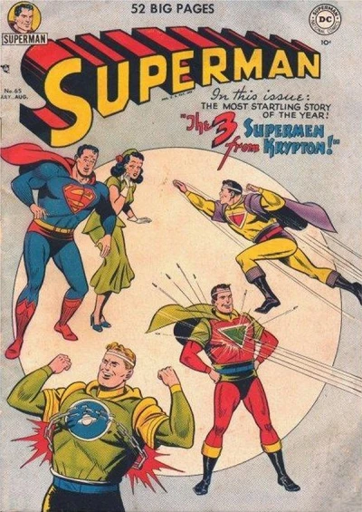 Cover of The 3 Supermen from Krypton