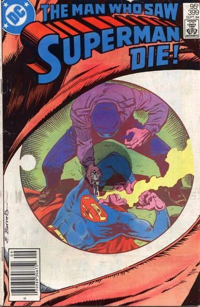 Cover of The Man who saw Superman Die!: Never too busy for a Fan!