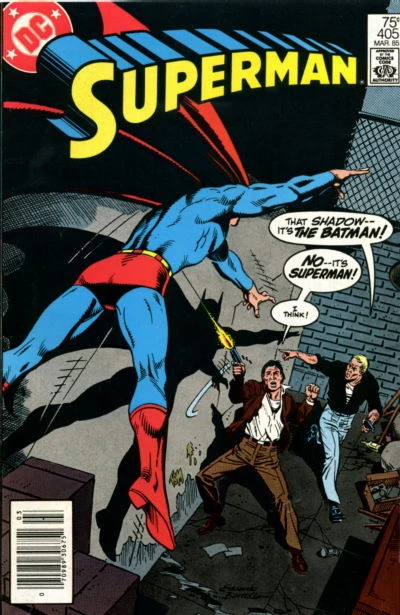 Cover of The Mystery of the Super-Batman!; Yes, Lowell, There is a Superman