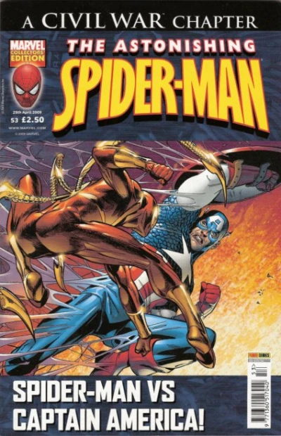 Cover of Spider-Man Vs Captain America!