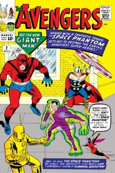 Cover of The Avengers Battle the Space Phantom