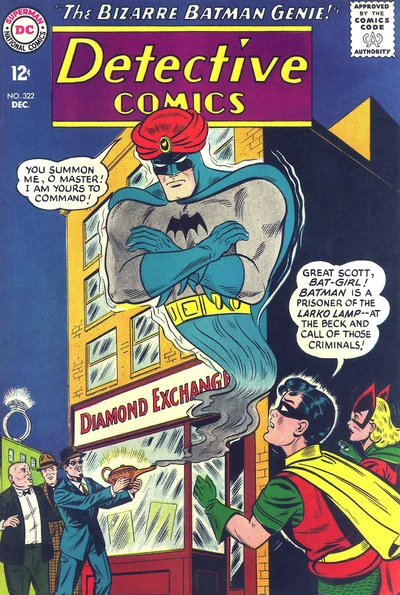 Cover of The Bizarre Batman Genie