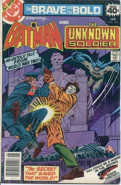 Cover of Batman and the Unknown Soldier: "The Secret That Saved a World!"