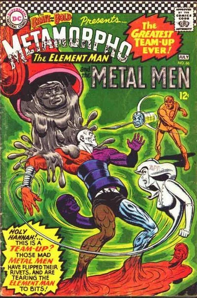 Cover of Metamorpho and the Metal Men: "Wreck the Renegade Robots"