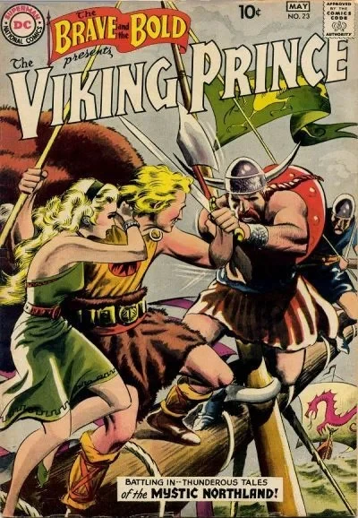 Cover of Origin of the Viking Prince!; The Figurehead of the Burning Sea!