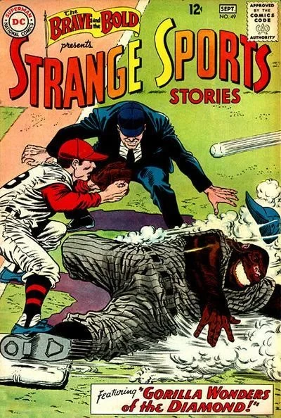 Cover of Strange Sports Stories: "Gorilla Wonders of the Diamond!"