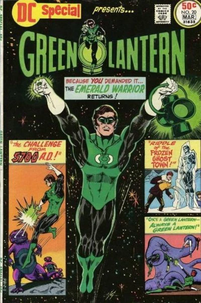 Cover of The Challenge From 5700 A.D.!; Riddle Of The Frozen Ghost Town!; Once A Green Lantern -- Always A Green Lantern!