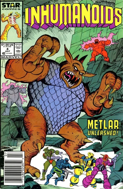 Cover of The Coming of the Inhumanoids! (part 4) Metlar Unleashed