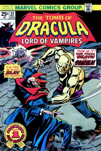 Cover of The Death of Dracula!